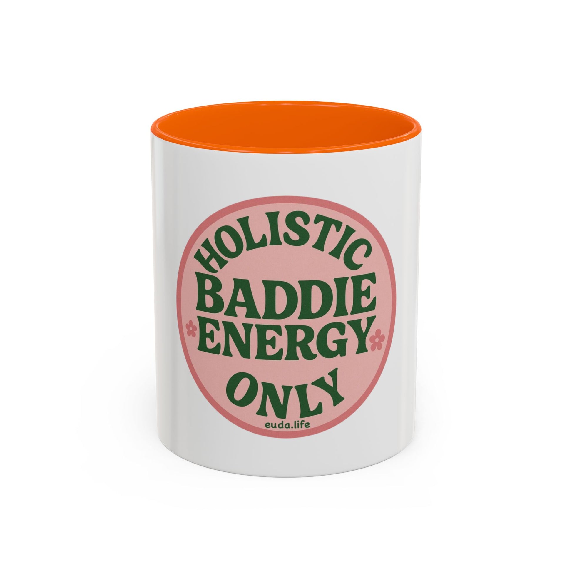 Holistic Baddie Energy Coffee Mug | Inspirational Gift | Self-Care | Yoga Lover | Home Office Decor | Unique Coffee Cup