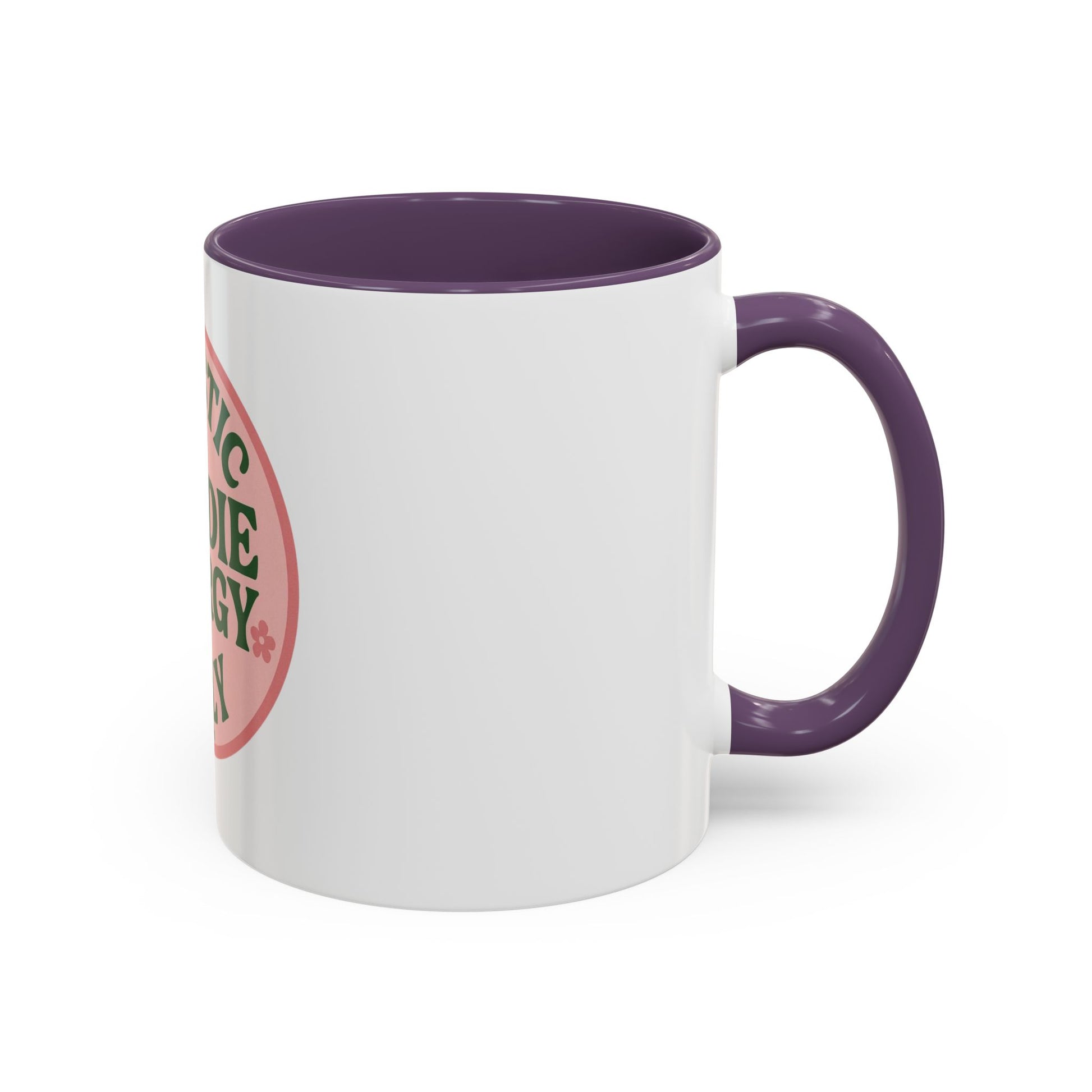 Holistic Baddie Energy Coffee Mug | Inspirational Gift | Self-Care | Yoga Lover | Home Office Decor | Unique Coffee Cup